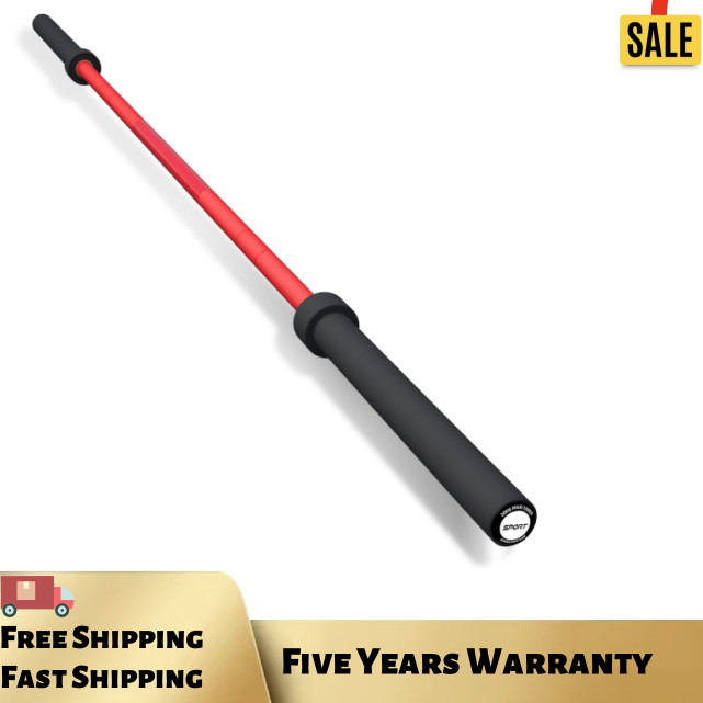 7FT Olympic Barbell, Weight Bar For Weightlifting and Powerlifting 45lb New