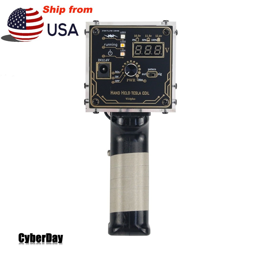 US Enhanced Version Tesla Coil Gun Magnetic Energy Generator 3rd Generation Plus