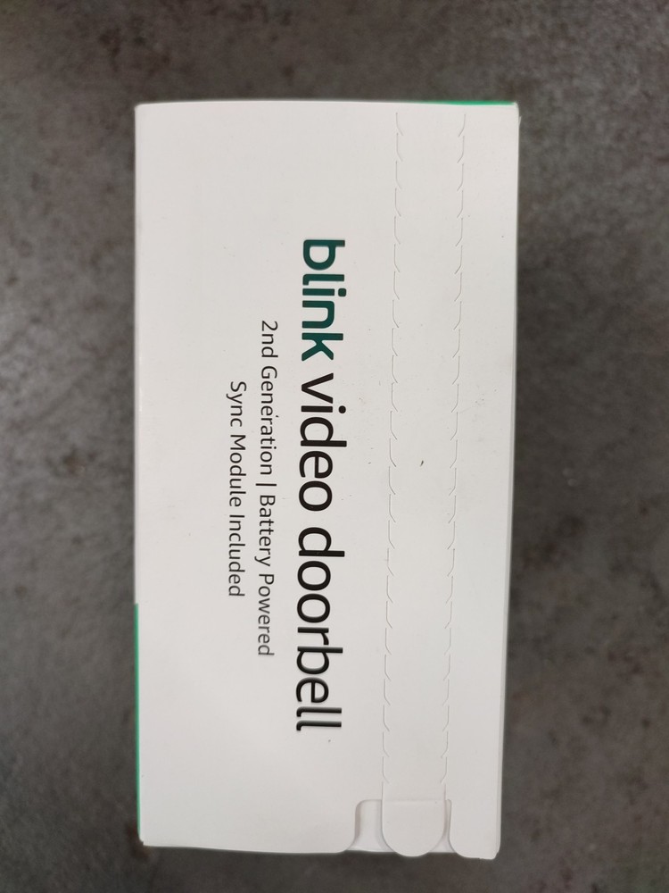 New 2025 Blink Video Doorbell 2nd Gen + Sync Module Core - System