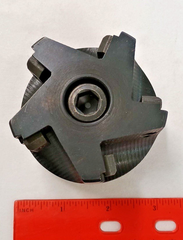 APT 3" Cut Dia 1" Arbor 2" Max Depth Indexable Square Shoulder Face Mill