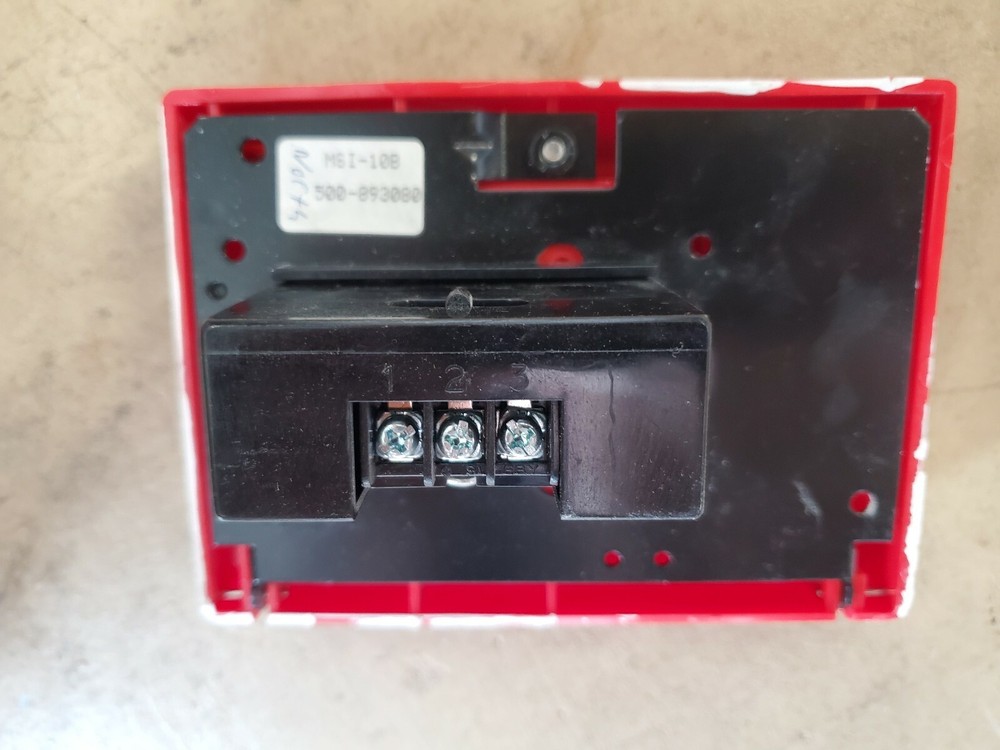 SIEMENS CERBERUS PYROTRONICS MSI-10B MANUAL PULL STATION FIRE ALARM