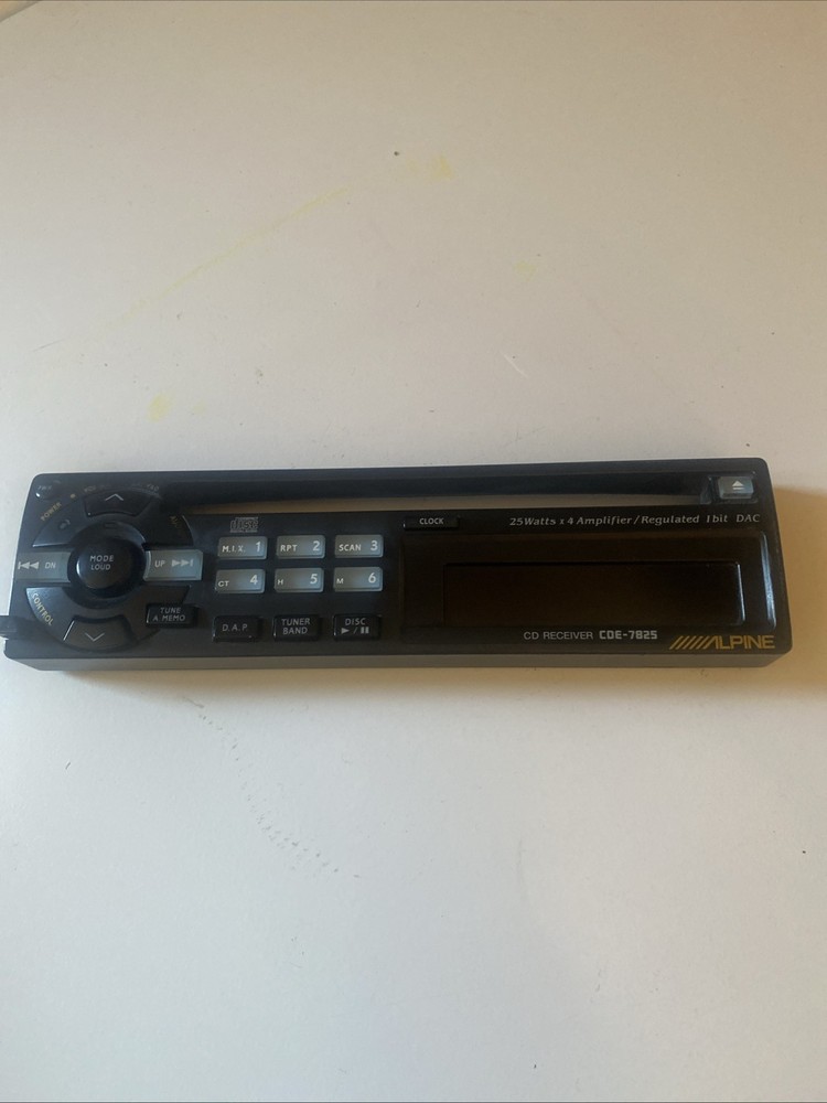 ALPINE CDE-7825  STEREO  FACEPLATE