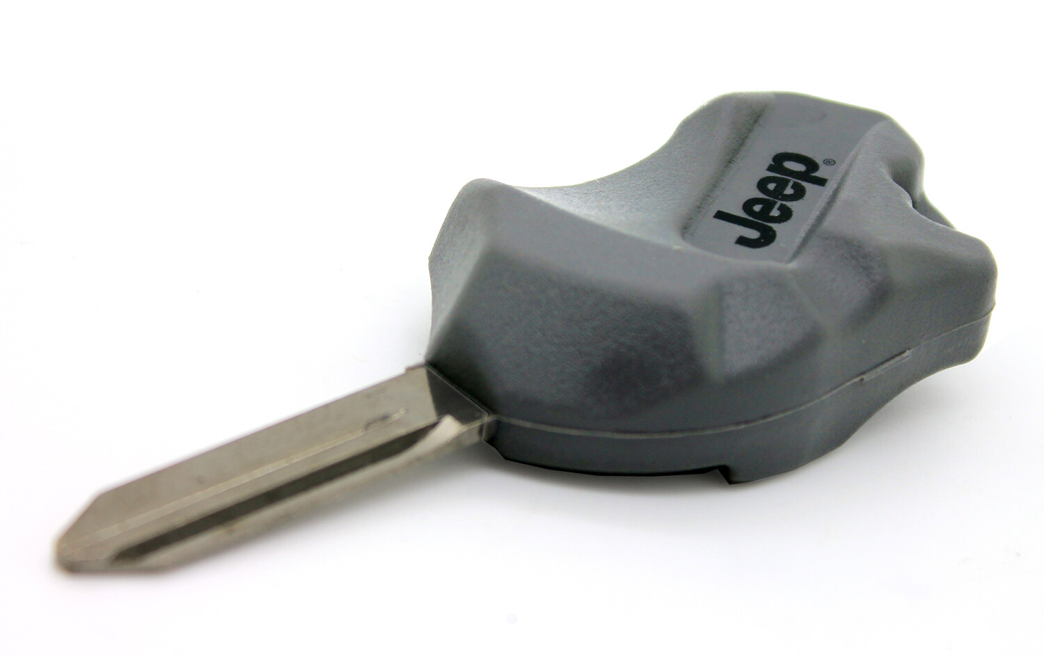 NEW Jeep Dark Gray "The Rock" Transponder Ignition Lock Key / Fits Listed w/Chip