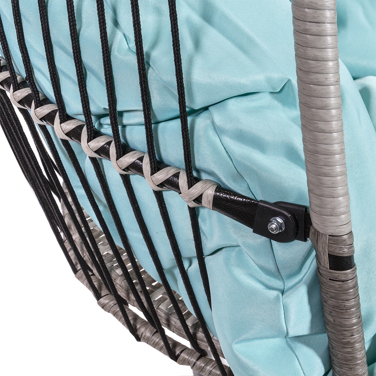 Barton Soft Cushion Hanging Egg Chair Garden Home Indoor Outdoor Patio Balcony