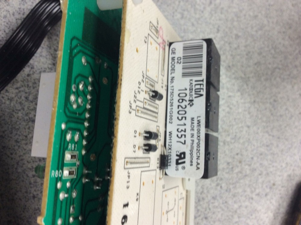 GE WASHER CONTROL BOARD part#175d5261g002