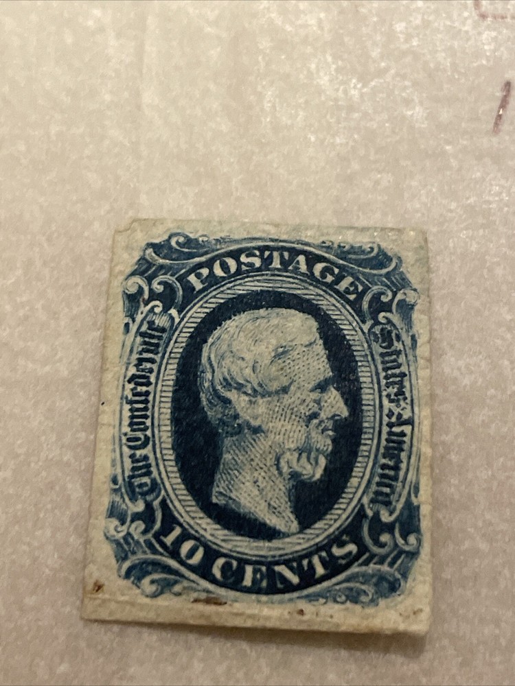 CSA Scott #120 Great Shape Partial Gum Confederate States Stamp