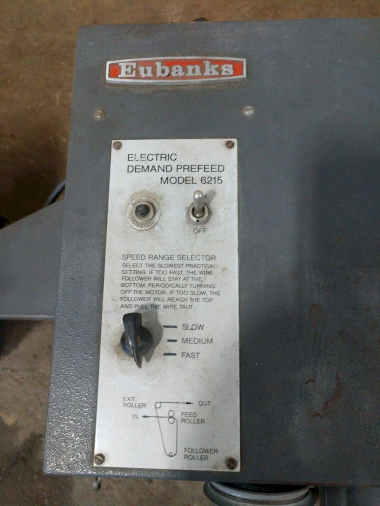 10 AWG EUBANKS MODEL 02600 AUTOMATIC WIRE STRIPPER WITH FEEDER: STOCK #14830