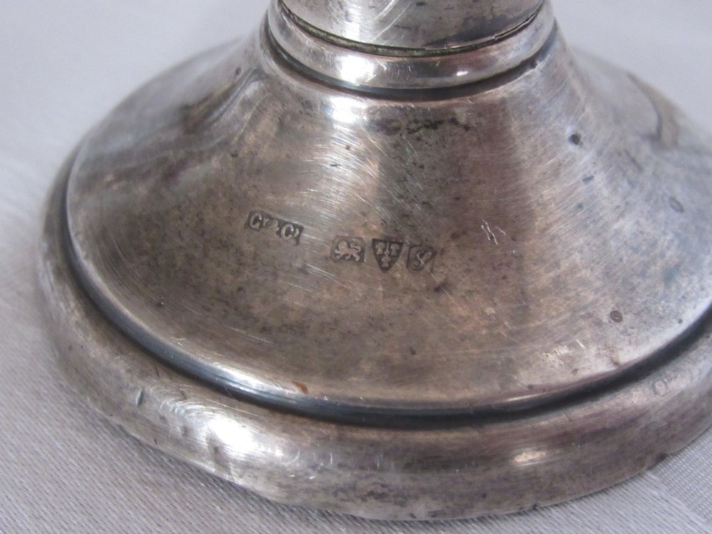 11E10 Precision Balance Trebuchet Solid Silver English Gray Grey & Co 1918