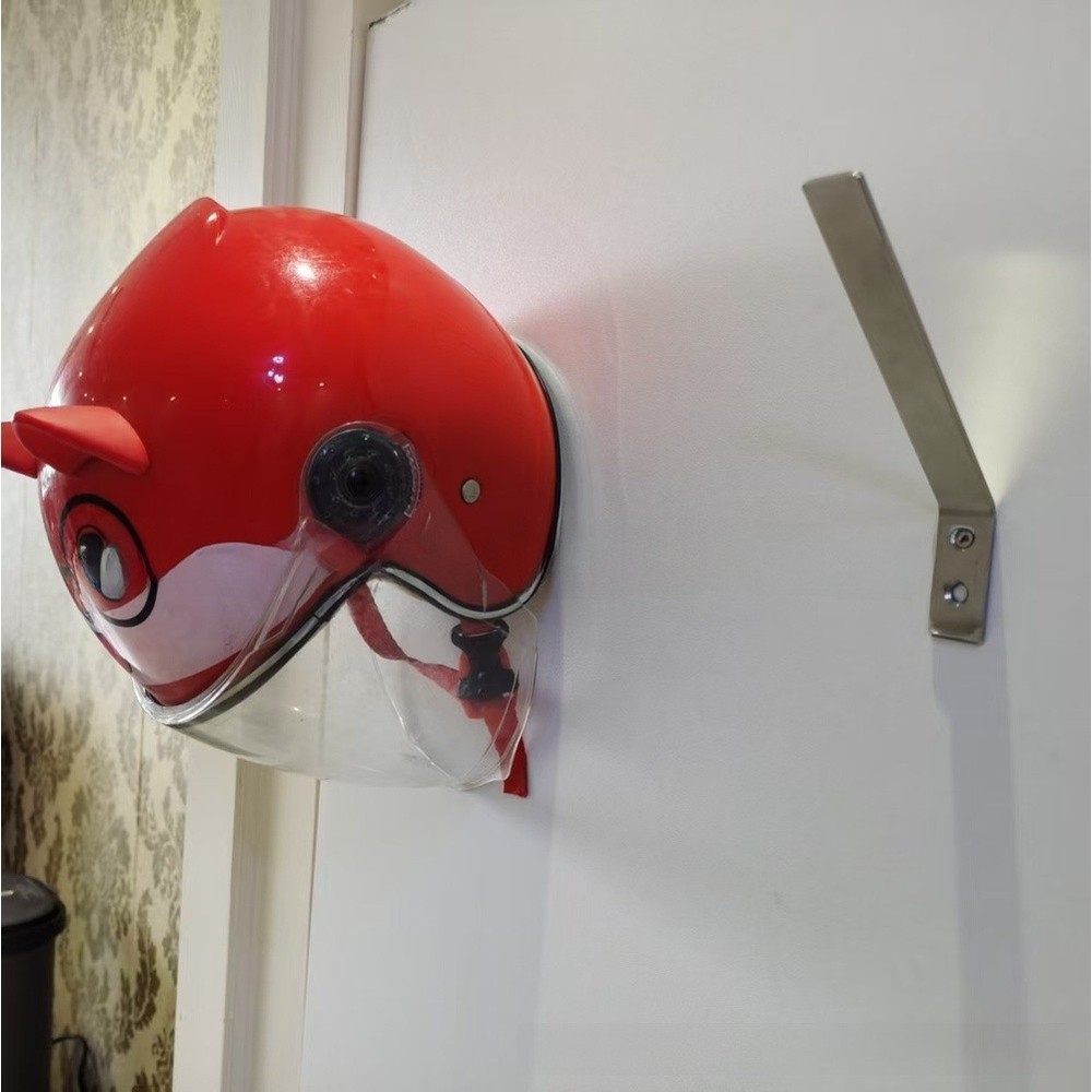 Helmet Hanger Easy Mount Wide Compatibility for Motorcycle Helmets