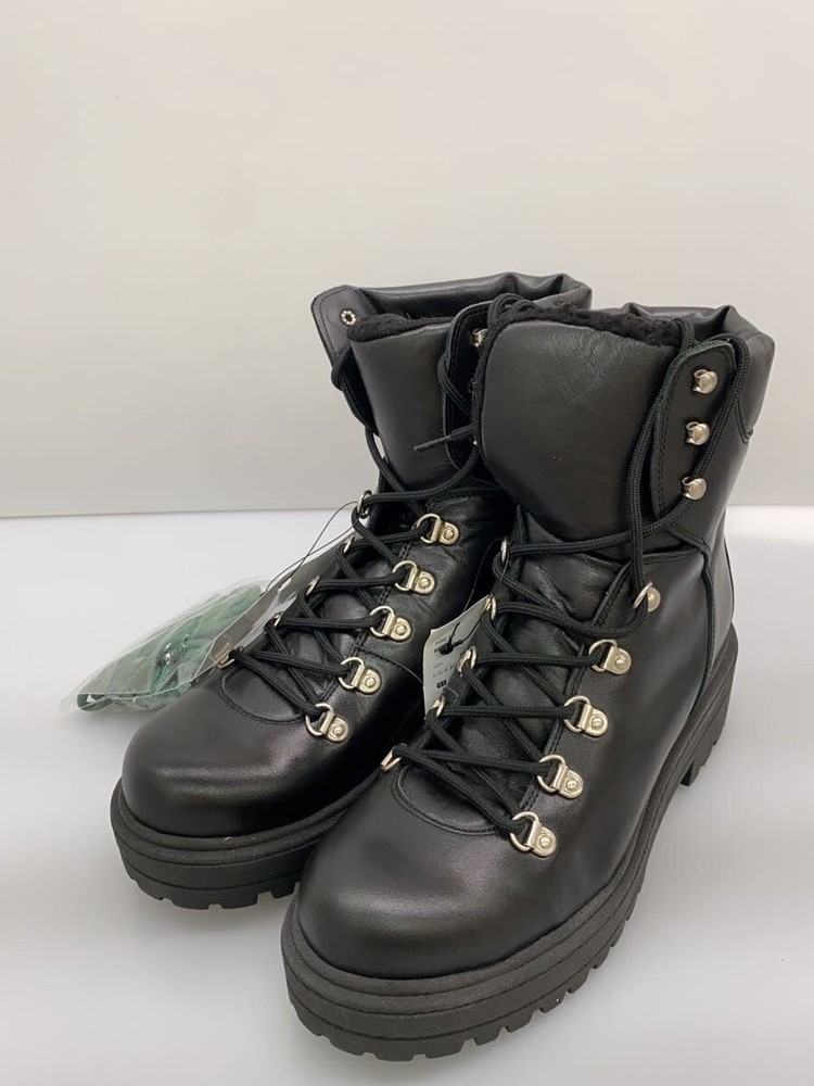 Remme Lace-Up Boots/38/Blk 3545