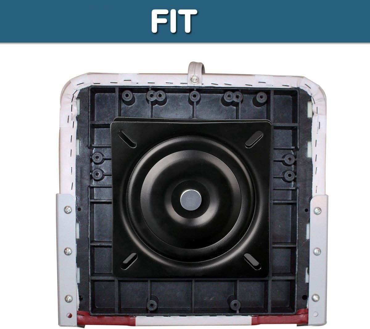 Bar Stool Swivel Plate Replacement, Square Mechanism for BLACK