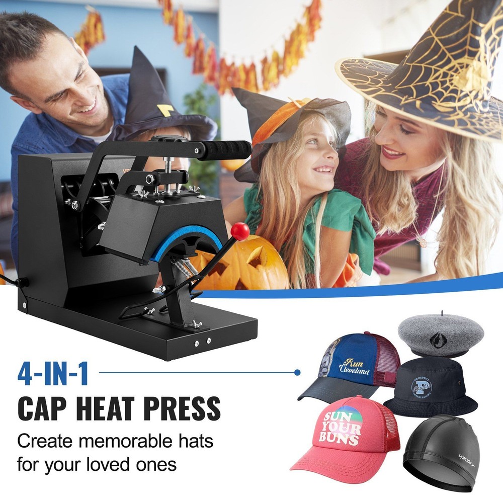 Multi-function Cap Press 4 Heating Plate Sizes with Digital Control