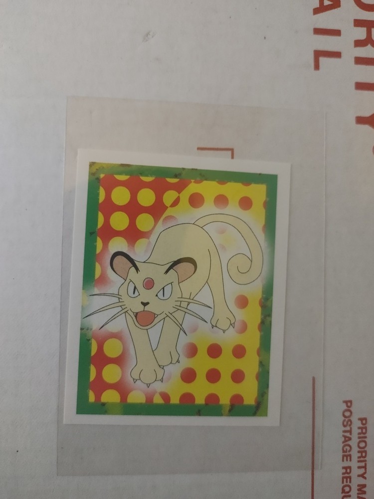 Vintage 1999 Pokemon Merlin Sticker