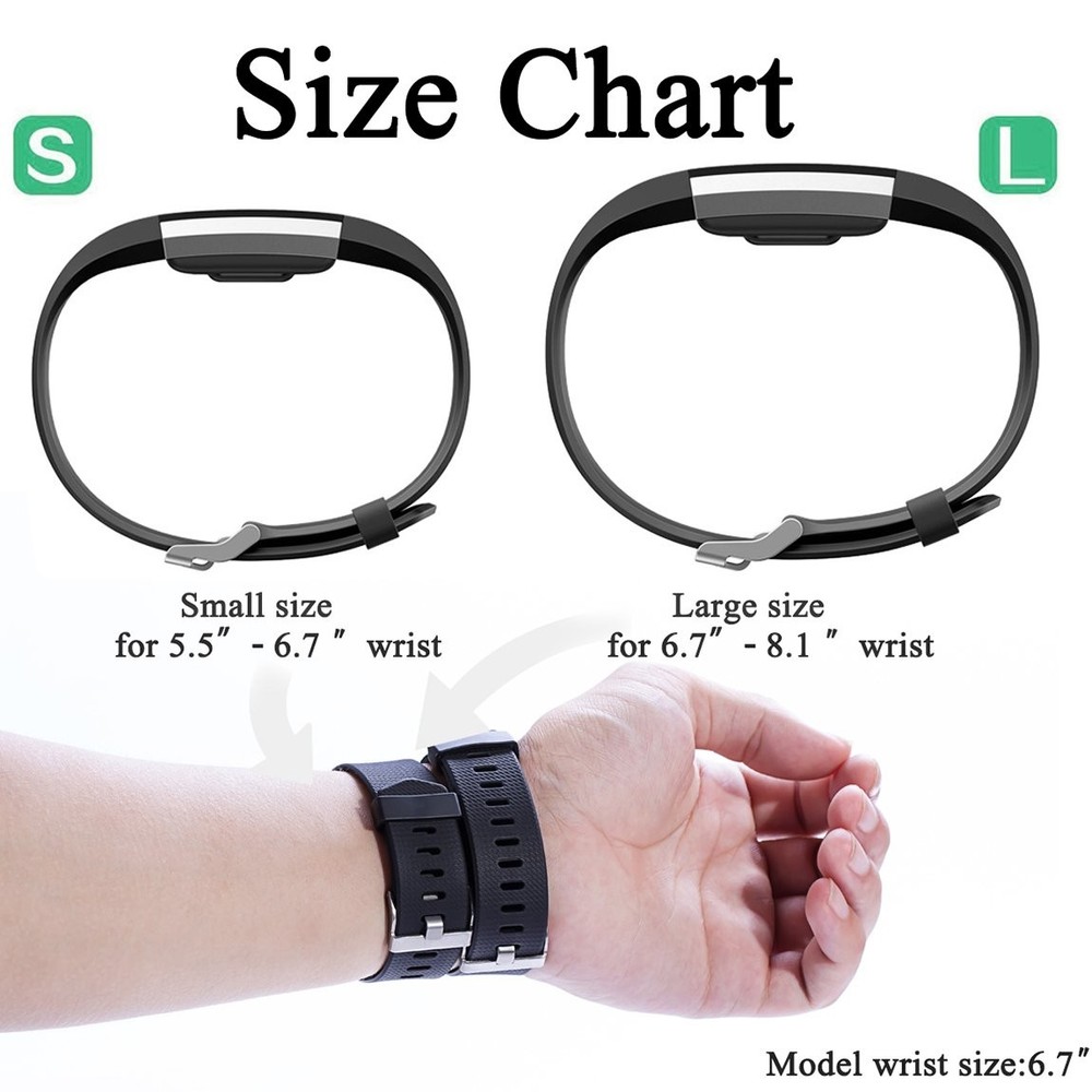 Maledan Bands Replacement Compatible with Large, Black/Slate Blue/Green