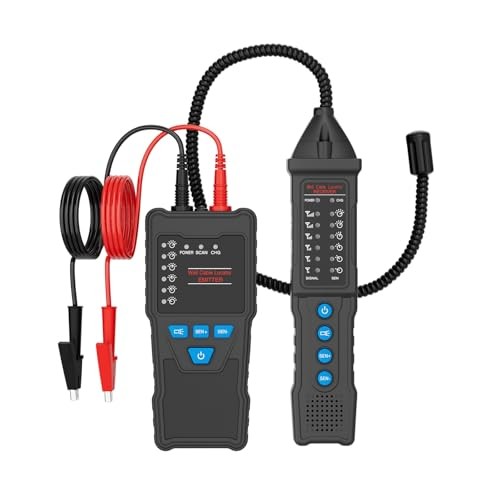 Underground Wire Locator, Cable Tracker 2M Depth 1000ft Range, 110-220V AC/DC,