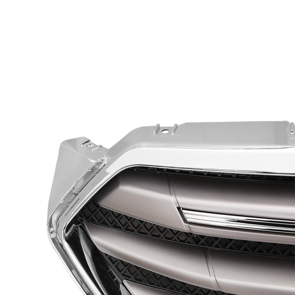 For 2013-2019 Ford Taurus Front Bumper Upper Grille Assembly Chrome Grill ABS