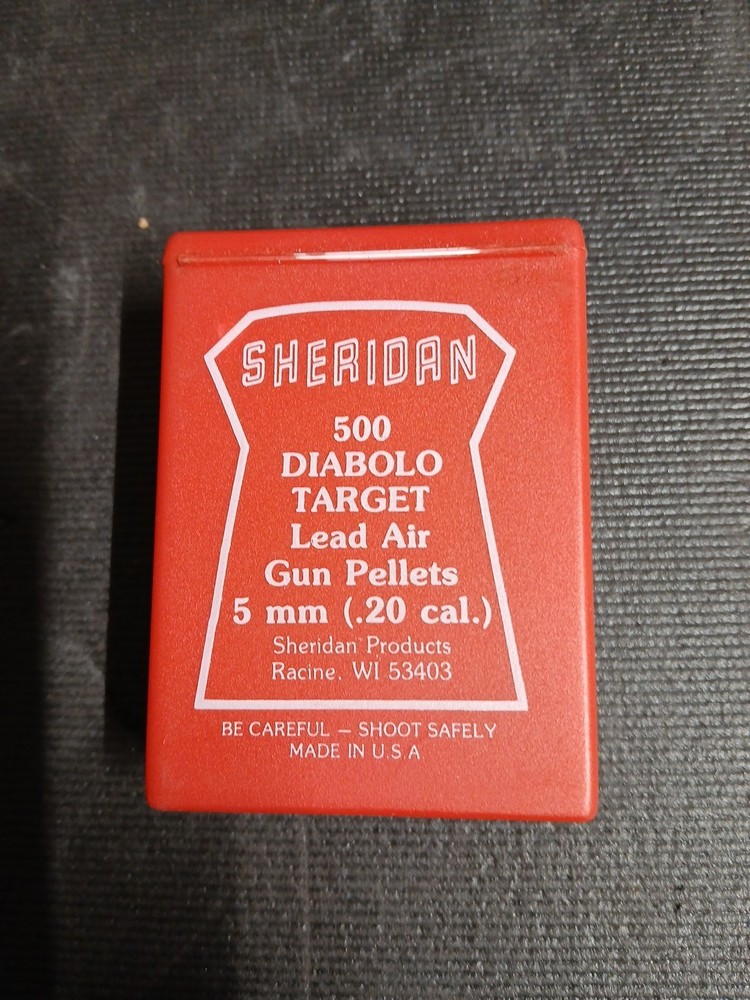 Vintage Benjamin Sheridan 500 Diablo Target Lead 5mm .20 Cal Pellets (BI)