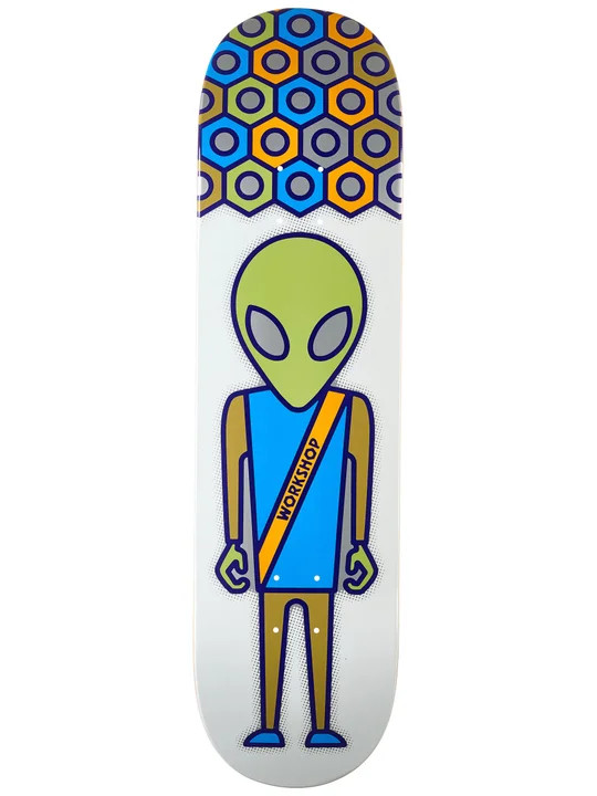 ALIEN WORKSHOP SOLDIER REGALIA DECK-8.25 WHITE