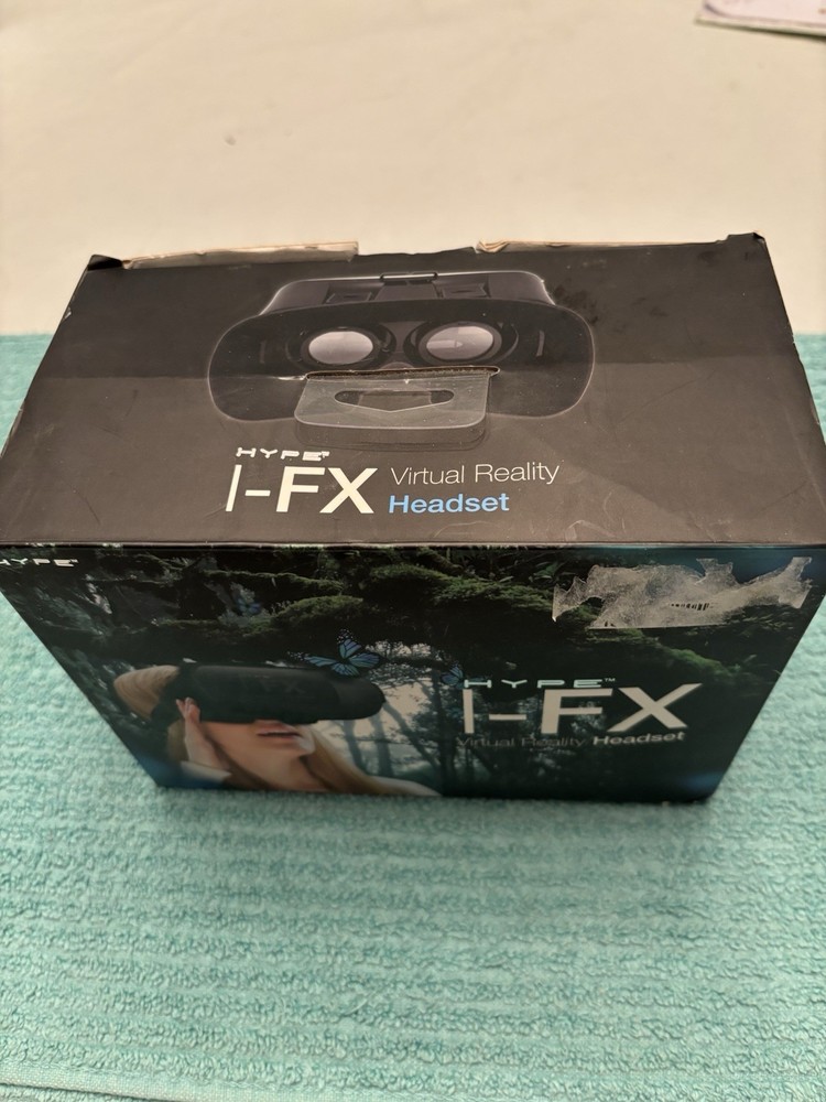 HYPE I-FX BLACK LIGHTWEIGHT REALITY HEADSET ADJUSTABLE HEADSTRAP