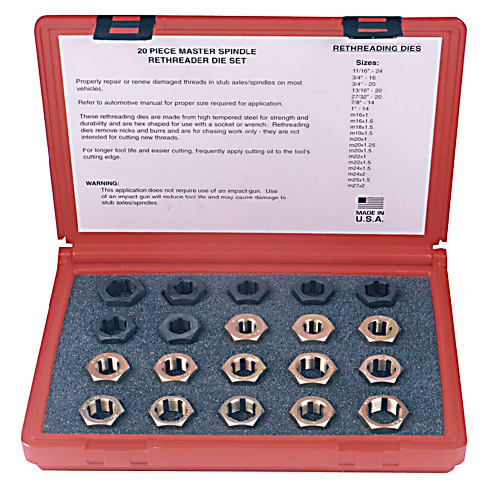 Lang Tools 2599 Master Spindle Rethreader Die Set