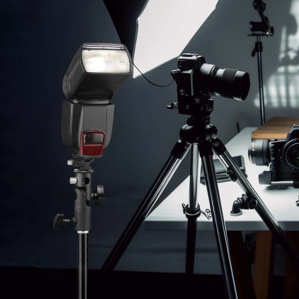 Umbrella Swivel Holder E Type Professional Photography Flash Light Bracket