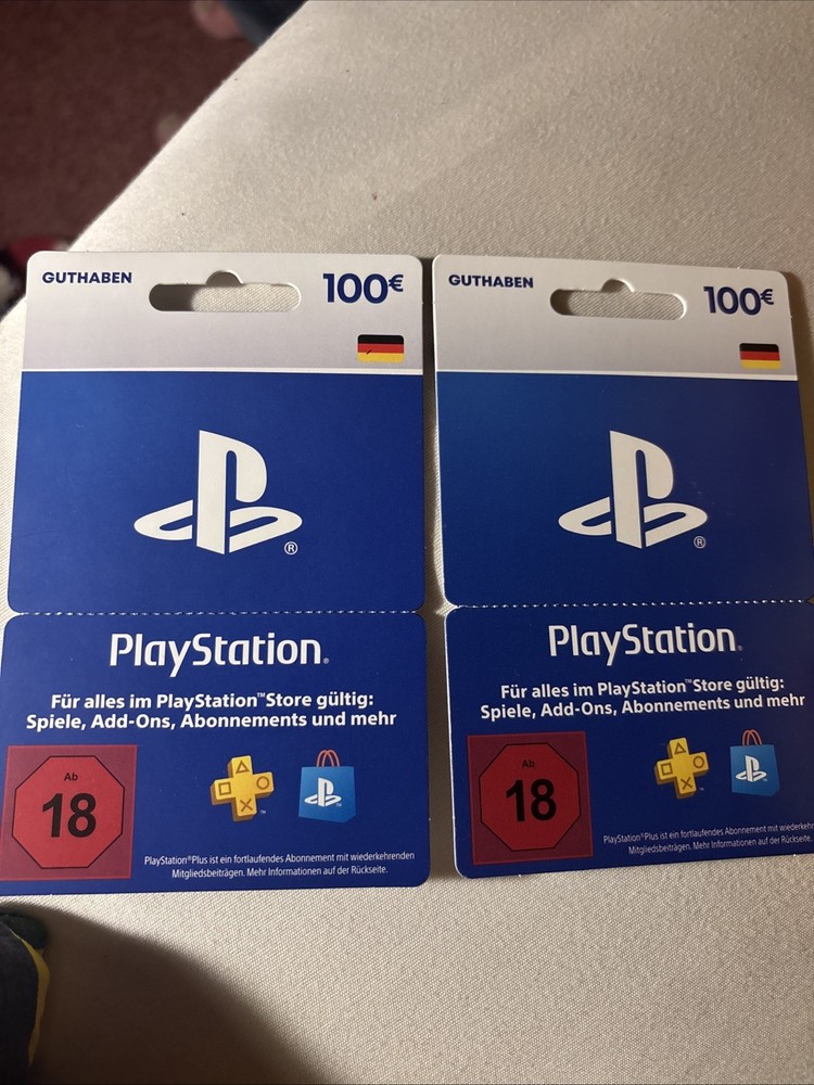 PlayStation Store Gift Card 100€ Germany
