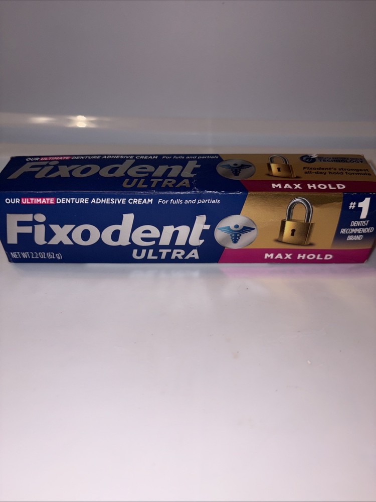 Fixodent Ultra Denture Adhesive 2.2 Oz
