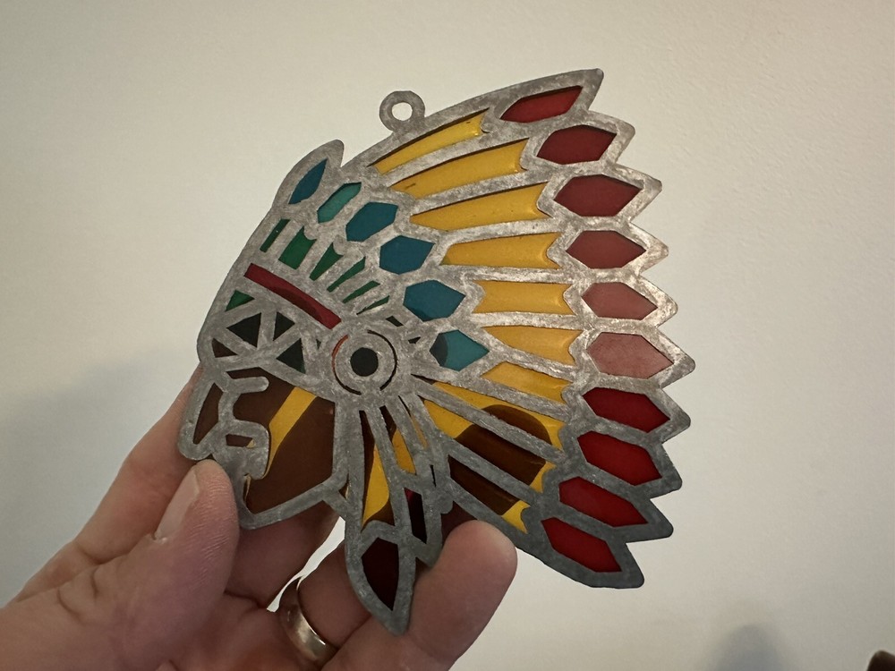 VTG Indian Chief Suncatcher
