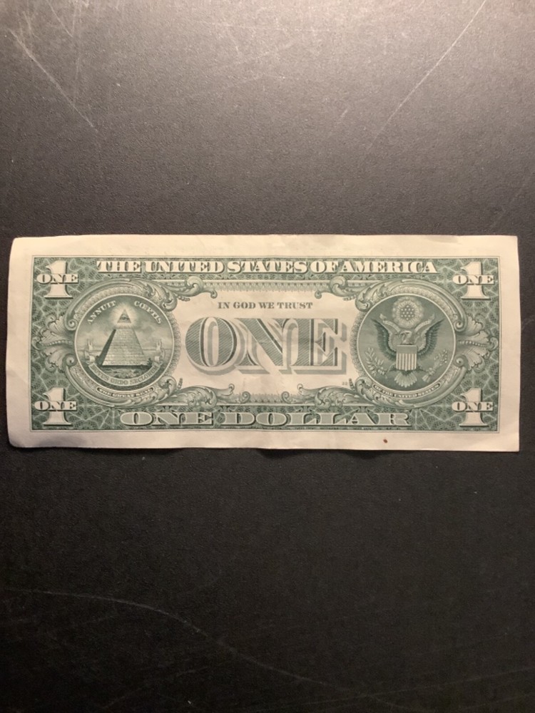 One Dollar Bill Trinary Paradigm Star Note S/N In Description *074
