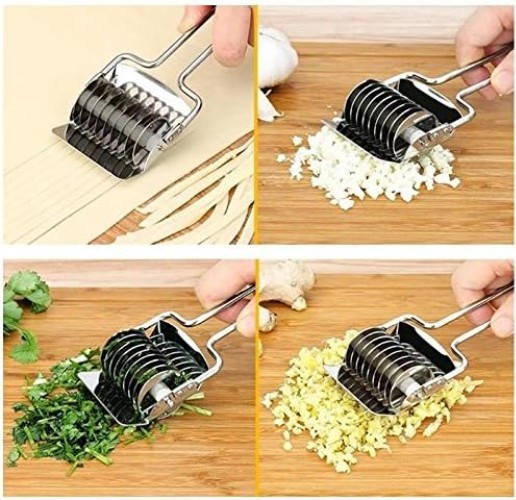Multi-Purpose Noodle Lattice Roller with 360° Cutting - Kitchen Essential