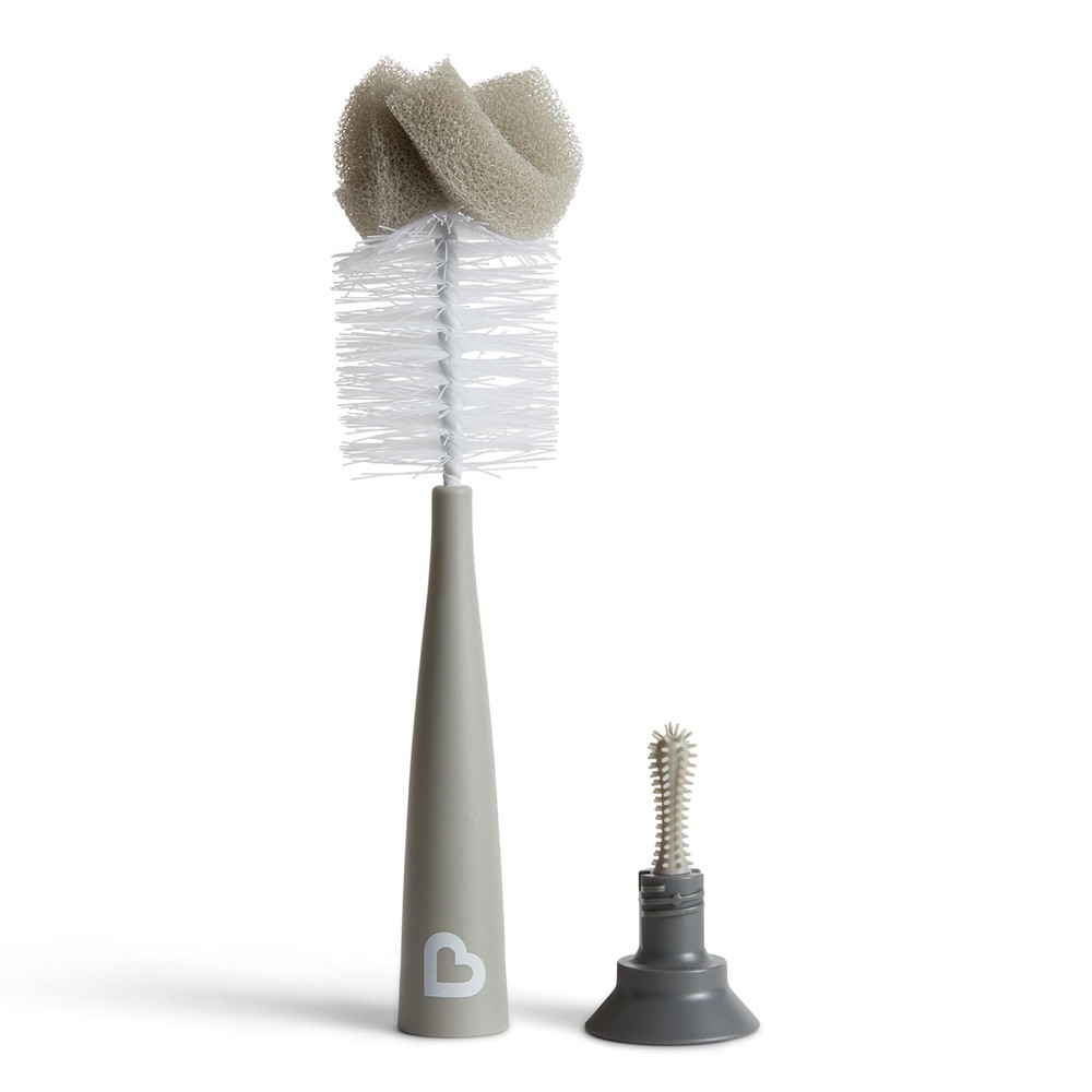 Bottle Brush, Modern Design, 2 Pack, Grey