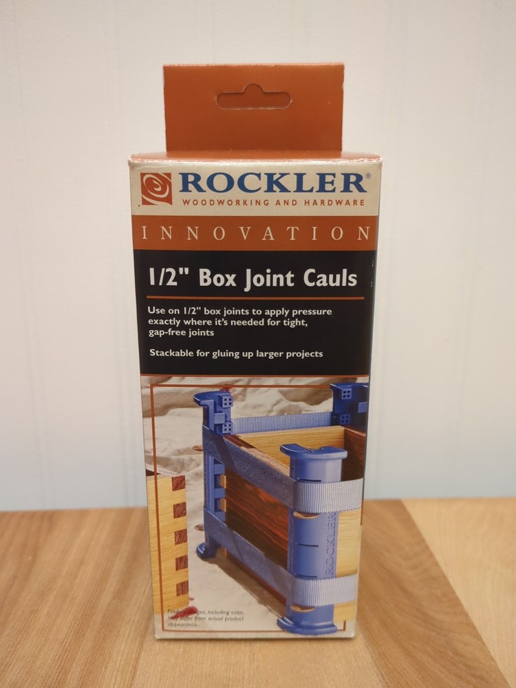 Rockler 1/2" Box Joint Cauls, 4-Pack, Blue