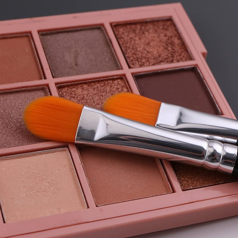 Flat Round Eyebrow Concealer Brush for Flawless Makeup Application