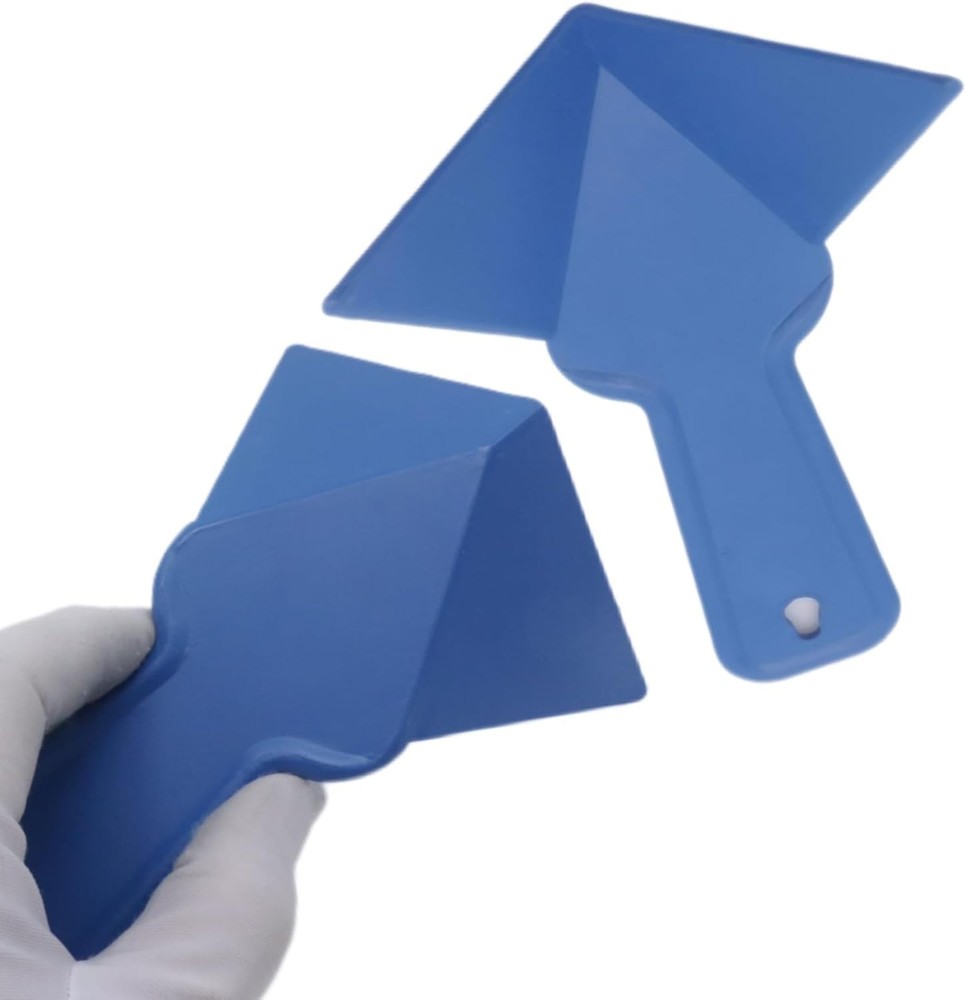 Versatile 90 Degree Plastic Corner Trowel Set for Drywall and Stucco Projects