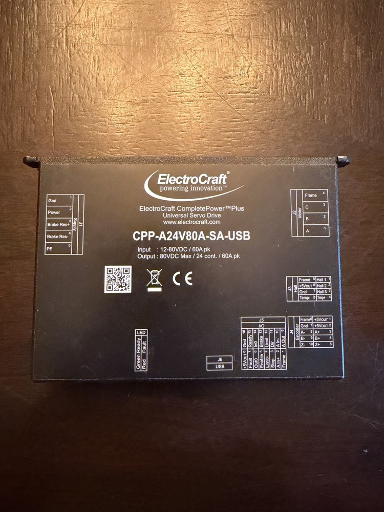Electrocraft Drive CPP-A24V80A-SA-USB - NEW