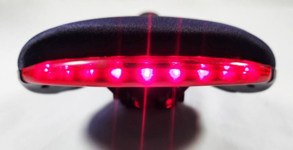 Velo Flash Saddle Seat Black 2 modes LED