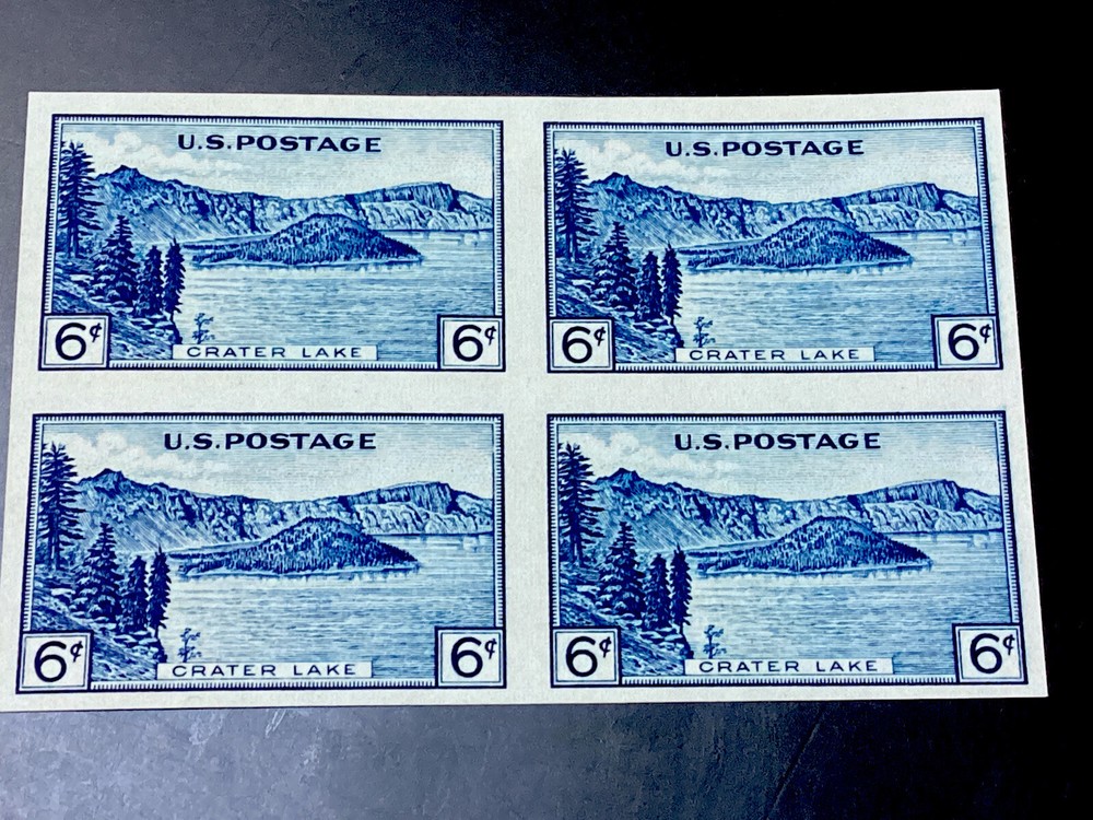 # 745 US PROOF 4 BLOCK MINT NH  1934