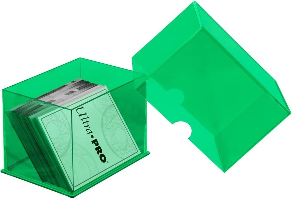 Ultra Pro Eclipse 2-Piece Deck Box: Lime Green -Cards or Board Games storage