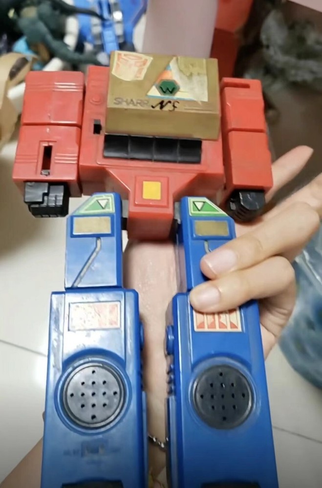 Vintage transformers Blaster KO, 1990s, music function ok, rare