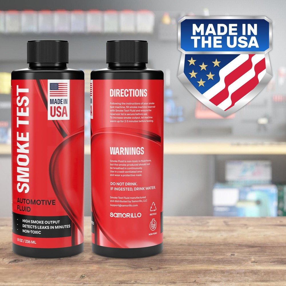 Smoke Test Fluid for Automotive Smoke Machines - [2 Pack] 16oz Solution Creat...