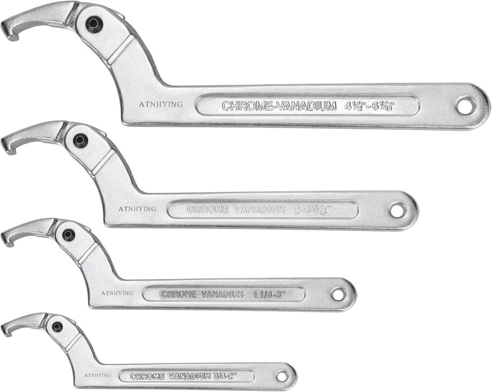 Adjustable Spanner Hook Wrench for Hydraulic Ram Cylinder, Mechanical Machine