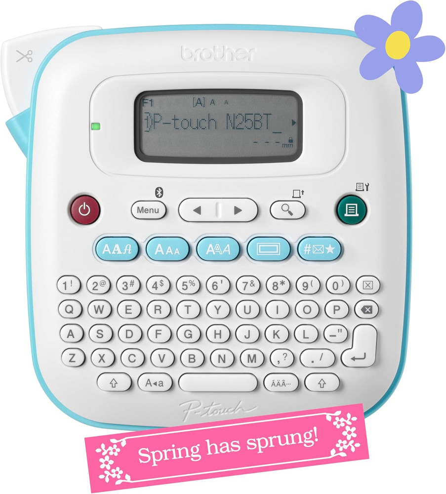 P-Touch PT-N25BT Personal Connected Label Maker, Bluetooth, Design&Print2 App, P
