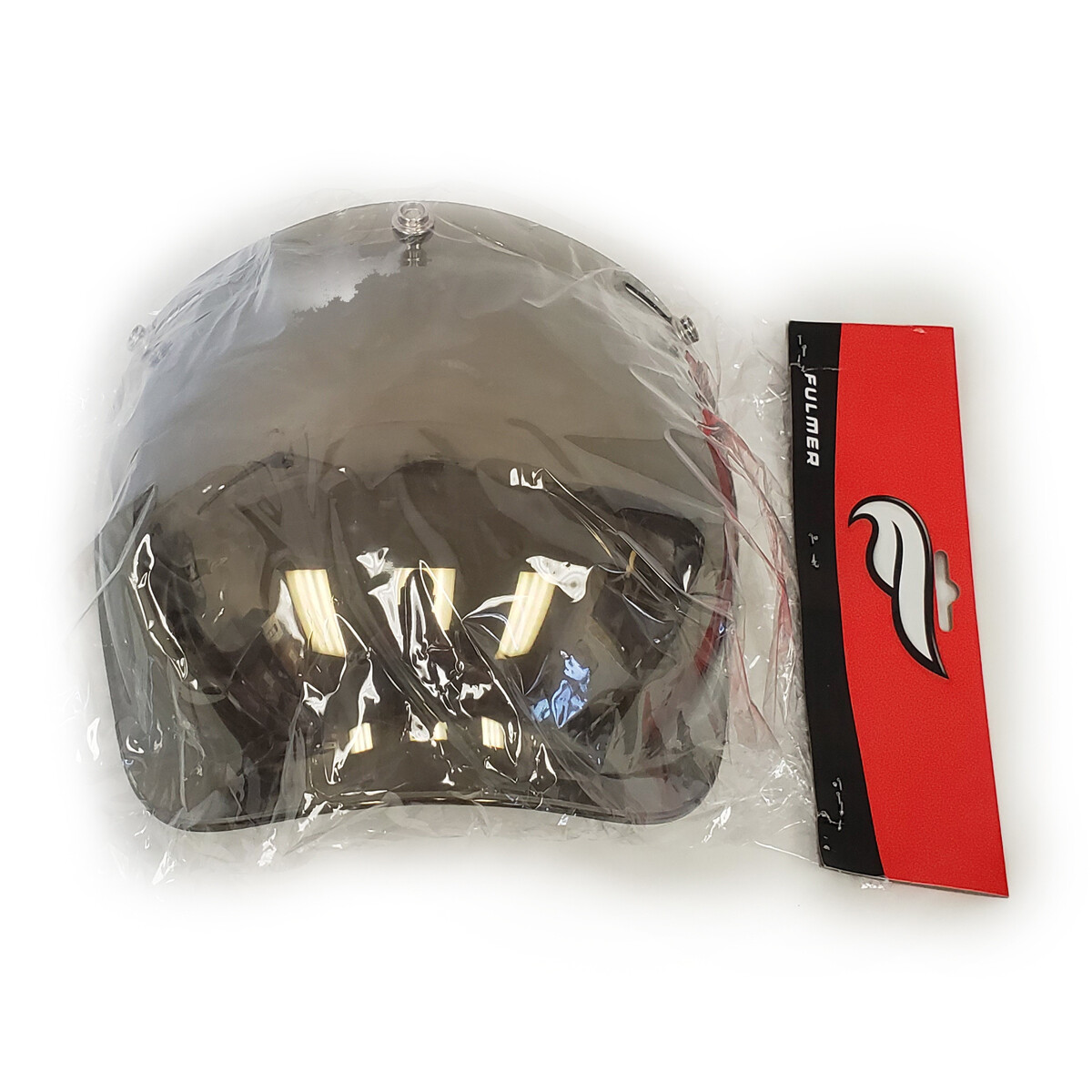 Fulmer Universal 3 Snap Bubble Face Shield for Open Face Helmets Bronze Mirror