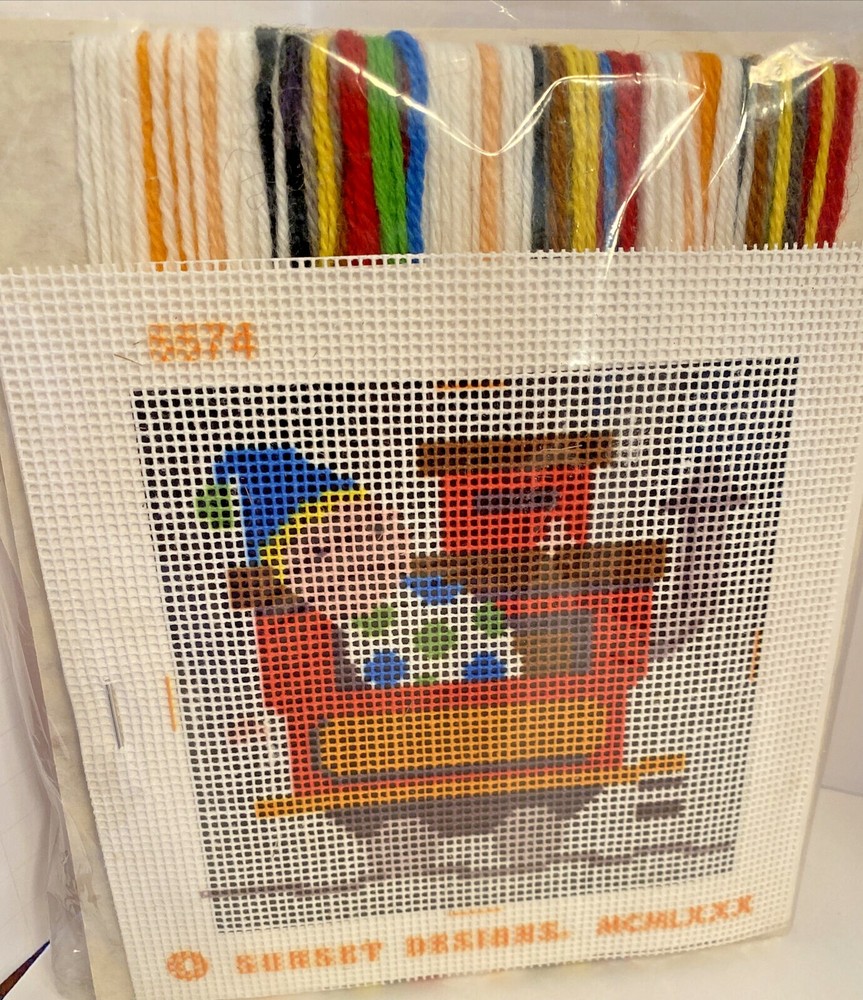 Jiffy Needlepoint "Circus Caboose" #5574 - Sunset Designs