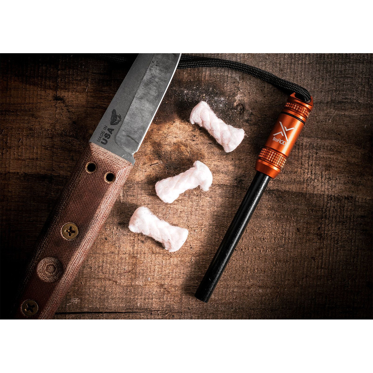 Exotac fireROD Ferrocerium Firestarter with Tinder Capsule