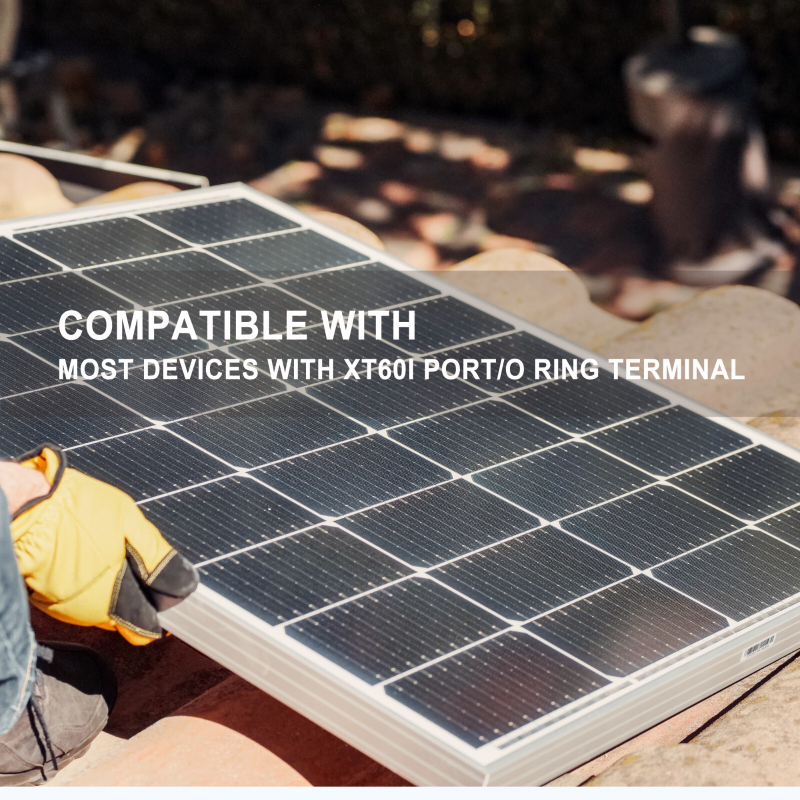 10 AWG XT60i Female to O Ring Terminal Cable Battery Solar Panel Charging Cable