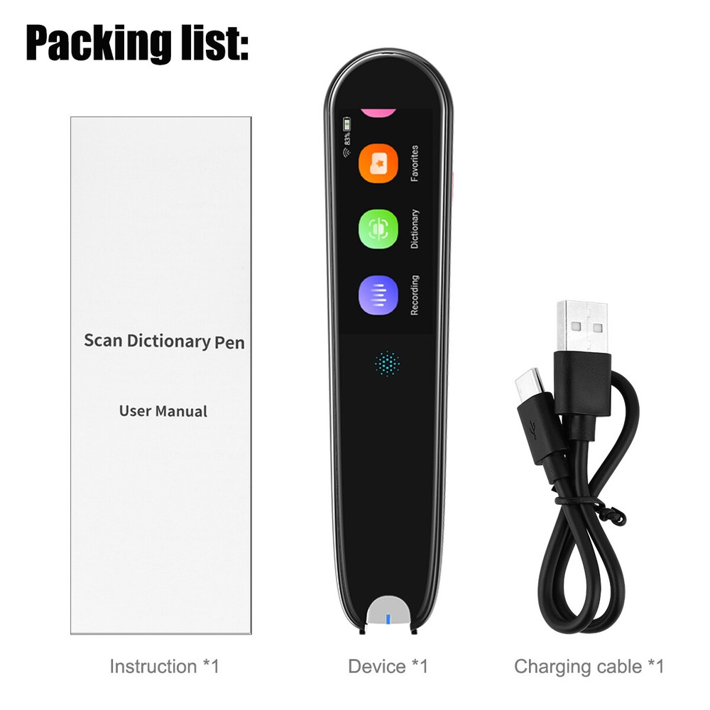 Language Translator Device Smart Recording 112 Language Real Time Translator pen