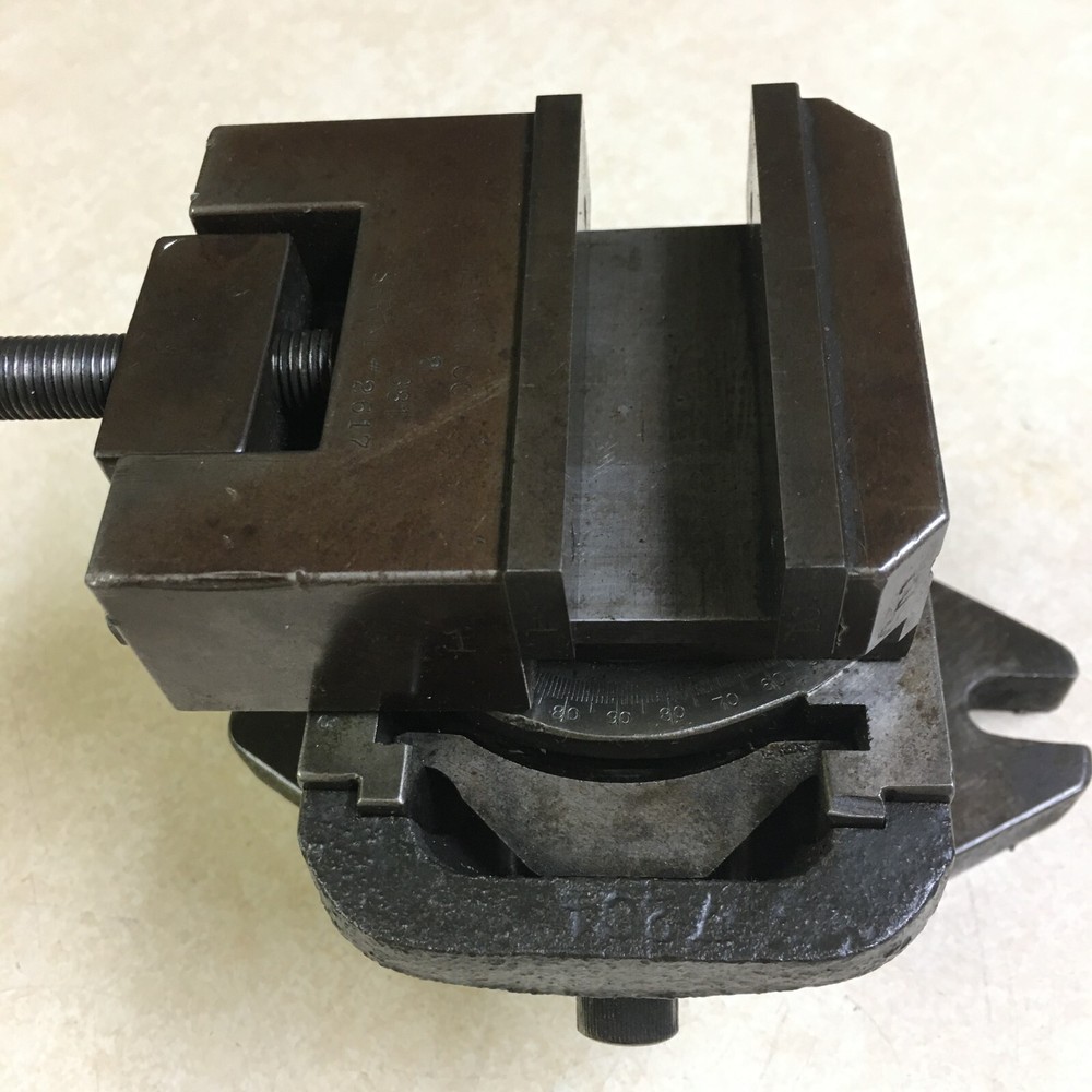 Wesson No. 2 Compound Movement Universal Milling Grinding Angle Vise w/ 3" Jaws