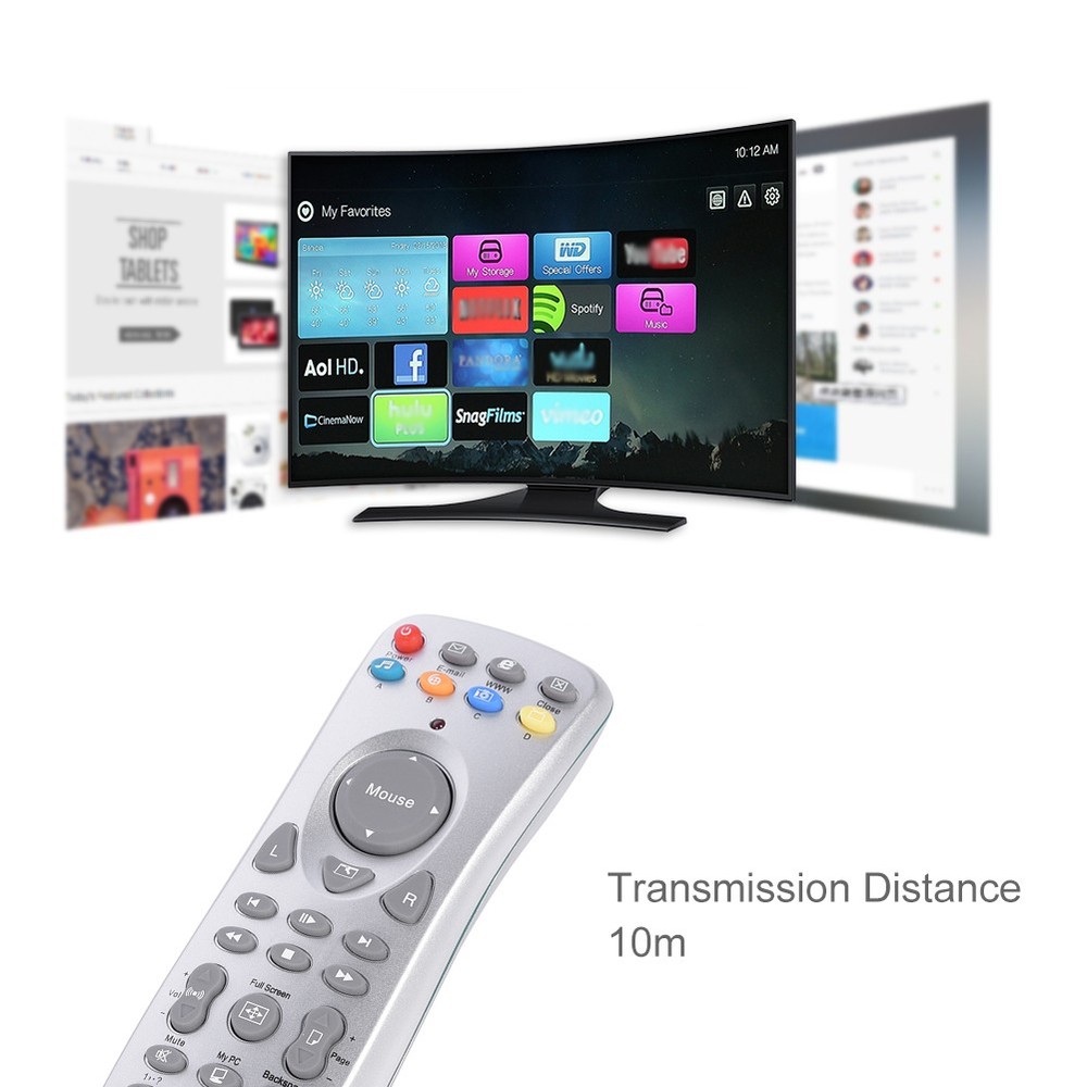 ˇWireless USB Remote Control PC Laptop Media Center Controller Mouse W/ Receiver