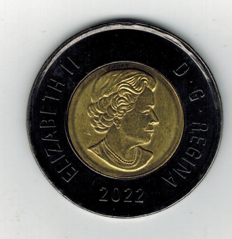 2022 Black Ring Canada Twoonie